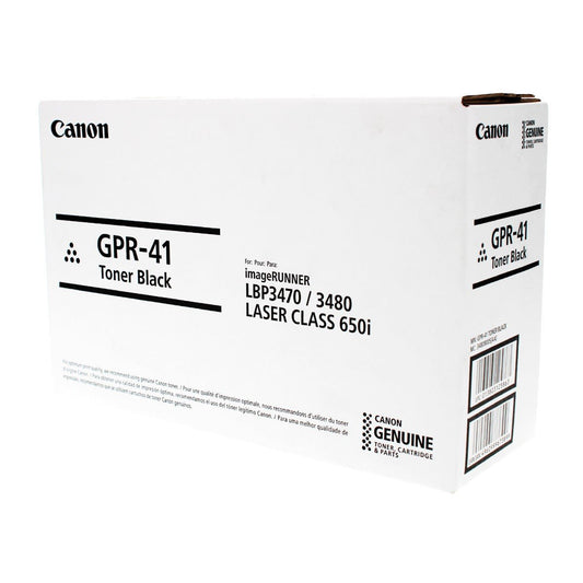 Canon 3480B005, 3480B005AA, GPR41 OEM Toner Black 6.4K Yield for use i