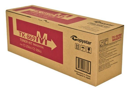 Copystar 1T02JZBCS0, TK869M OEM Toner Magenta 12K Yield for use in CS-