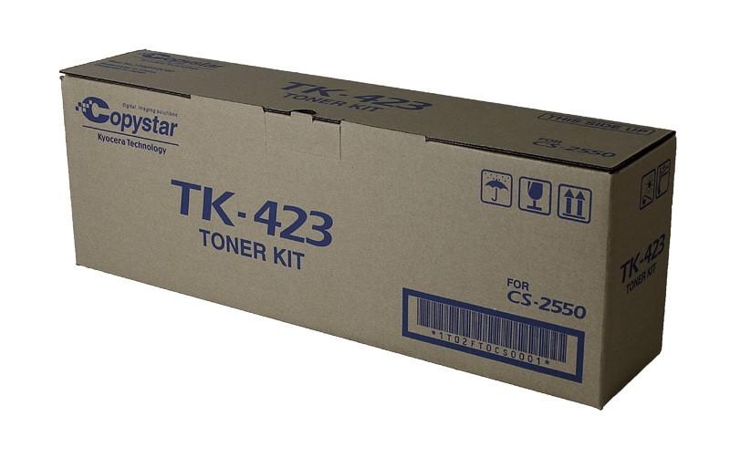 Copystar 1T02FT0CS0, TK423 OEM Toner Black 15K Yield for use in CS-255