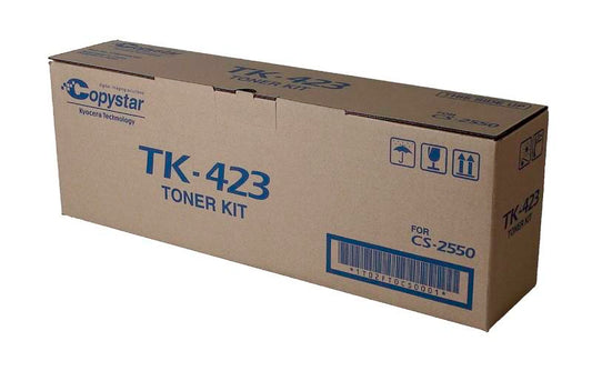 Copystar 1T02FT0CS0, TK423 OEM Toner Black 15K Yield for use in CS-255