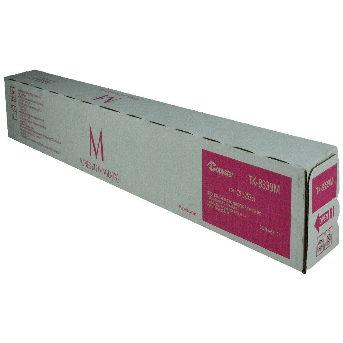 Copystar 1T02RLBCS0, 1T02RLBCS1, TK-8339M OEM Toner Magenta 15K Yield