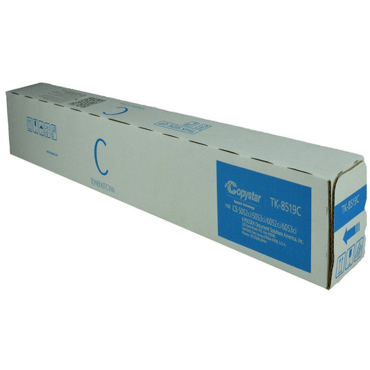 Copystar 1T02NDCCS0, 1T02NDCCS1, TK-8519C OEM Toner Cyan 20K Yield for