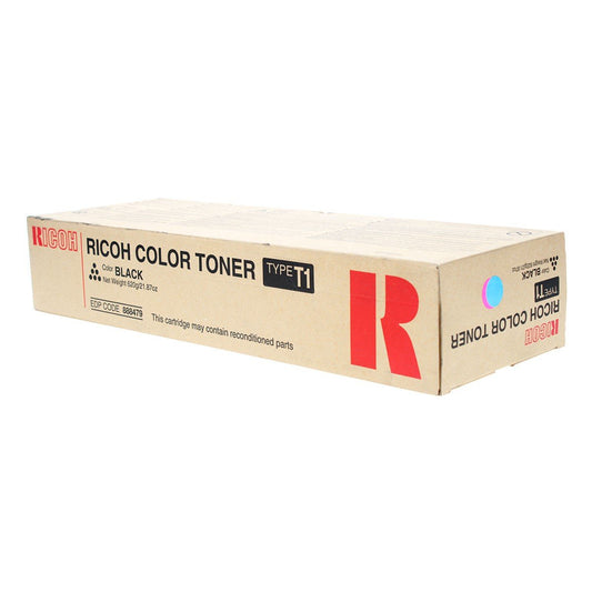 Ricoh 888479, TYPE T1 OEM Toner Black 25K Yield 1-620 GR CTG for use i