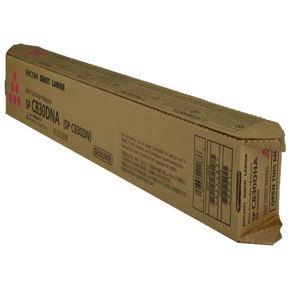 Ricoh 821119, 821183 OEM Toner Magenta 27K Yield for use in AFICIO SP