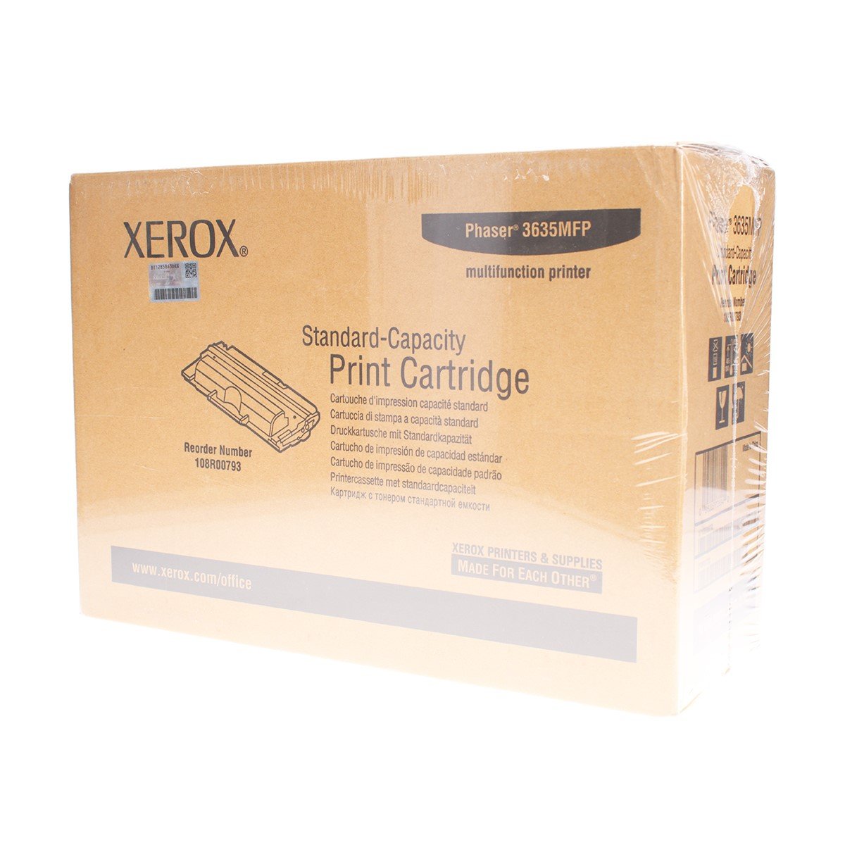 Xerox 108R00793, 108R793 OEM Toner Black 5K Yield for use in 3635X, PH